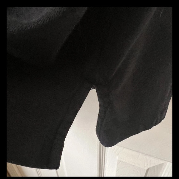 LANDS END WOMEN SIZE M COTTON BLEND BLACK WHITE EMBROIDERED FLORAL SHIFT DRESS - Picture 9 of 15